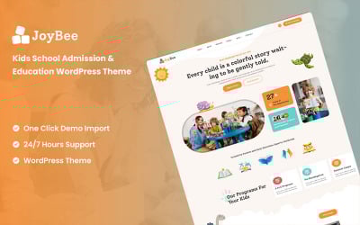 Joybee - Gyerekiskolai felvételi és oktatási WordPress sablon