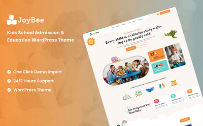 Joybee - Thème WordPress pour l&amp;#39;admission et l&amp;#39;éducation des enfants
