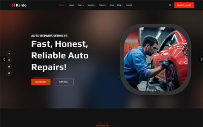 Kardo - Tema WordPress para Carros, Reparos e Aluguel (Elementor)