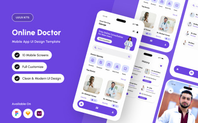 Medcare - Design av online-läkarapp