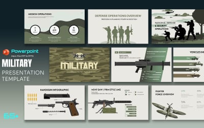 Military &amp;amp; Army Powerpoint Presentation Template