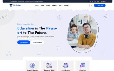 Skilnest - Education &amp;amp; Online Courses WordPress Theme