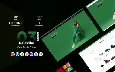 Solevibe – Tema Shopify pulito per il marchio di calzature