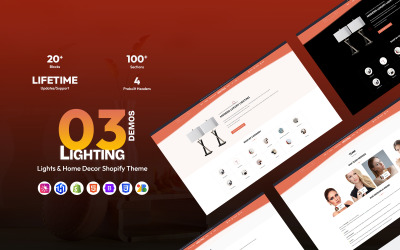 Verlichting – Shopify-thema voor lampen en woondecoratie (AI-thema)