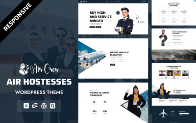 Air Crew – WordPress Elementor Theme für professionelle Flugbegleiterinnen und Airline-Mitarbeiter