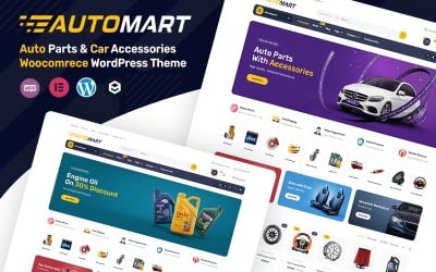 AutoMart - Тема WordPress для автозапчастей и автомобильных аксессуаров на Woocomrece