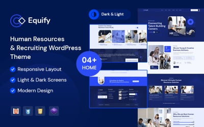 Equify – Tema WordPress para Soluções em Recursos Humanos e Consultoria Empresarial