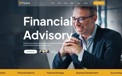 Findve - Tema WordPress adaptable para finanzas y negocios
