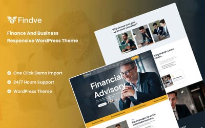 Findve - Tema WordPress responsivo para finanças e negócios