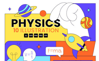 10 Fysikundervisningsillustrationer