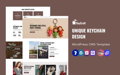 Keycraft - Tema WordPress Elementor para Loja de Chaveiros