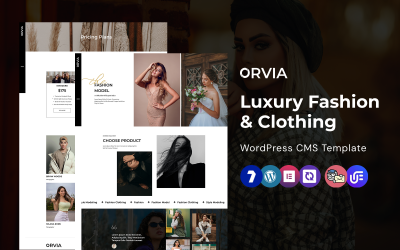 Orvia - Modern divat WordPress Elementor sablon