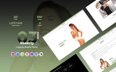 Sheerly – Tema Shopify para Lingerie – Tema com IA