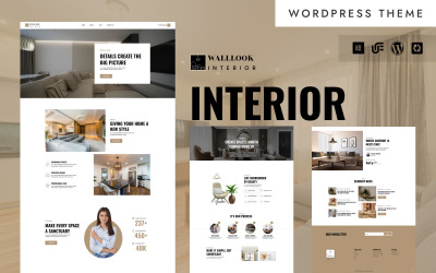 Walllook - Tema WordPress Elementor per interni e architettura contemporanei