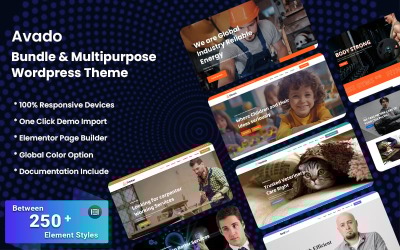 Avado - Pacote e tema multifuncional para WordPress com Elementor