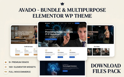 Avado - Thème Elementor WordPress complet et polyvalent
