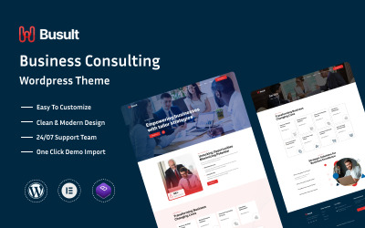 Busult – WordPress-Theme für Unternehmensberatung