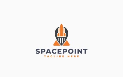 Design av Space Point-logotypmall