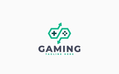 Game Sharing Logo Minimalist Template Design