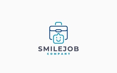 Happy Job Logo Template Design