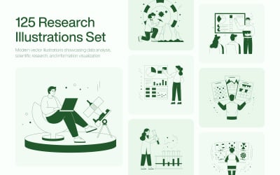 Research Illustration Set