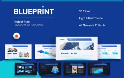 Blueprint - Modello di PowerPoint per il piano di progetto