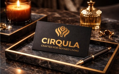 CIRQULA – Премиальный бренд класса люкс с элегантным логотипом.