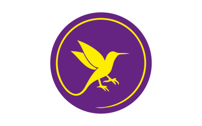 Elegant Bird Circle Logo for Freedom and Creative Brand Identity