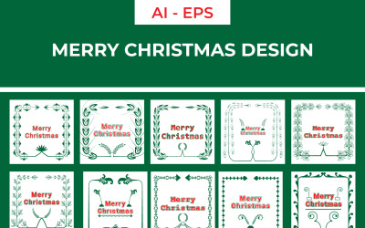 Happy Christmas Design Template
