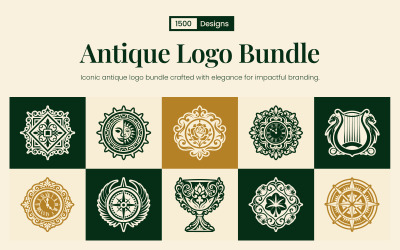 Modern Antique Logo Bundle