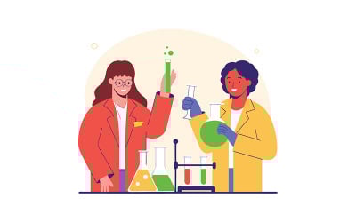 Ženské inovátorky pracující společně v moderní vědecké laboratoři