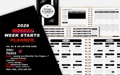 2026 Monday Start Ultimate Planner Bundle Pack