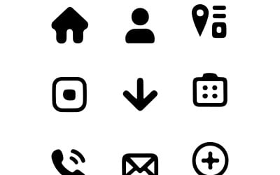 Editable Stroke Icon Sheet