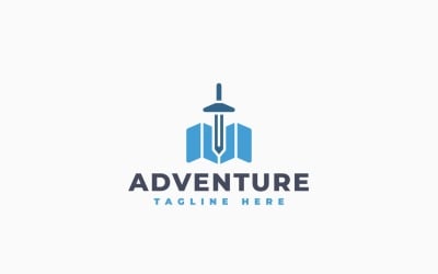 Adventure Map Logo Template Design