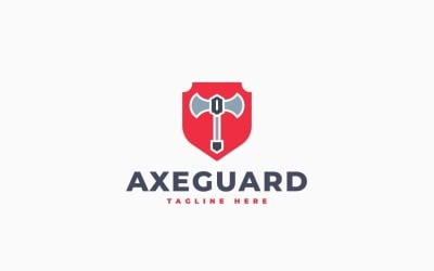 Axe Guard Logo Template Design