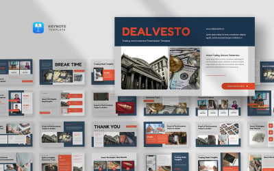 Dealvesto - Forex Trading &amp;amp; Investment Keynote Template