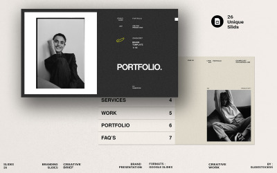 Lyra Brand Portfolio Google Slide Template