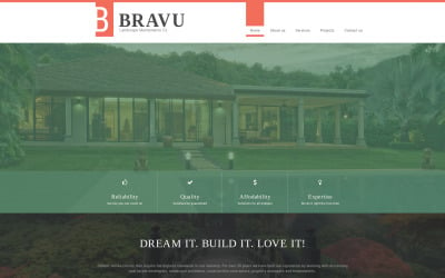 Bravu Website Template
