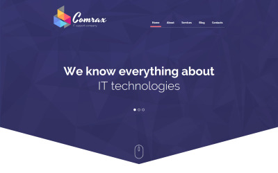 "Comrax Drupal Template" thème Drupal #56078