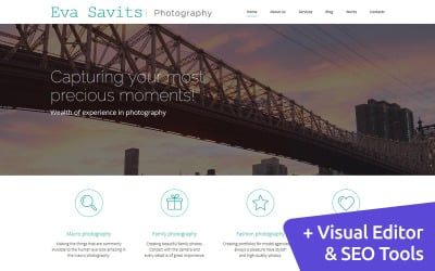 Eva Savits - Photo Portfolio Photo Gallery Template