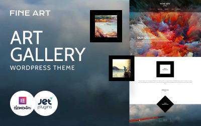 Fine Art - Konstgalleri WordPress-tema
