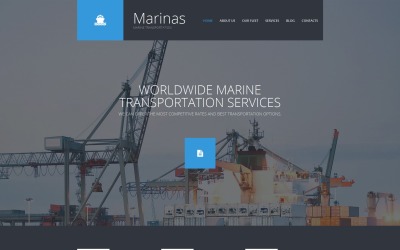 Responsive Marine Transportation Moto Cms 3 #56057