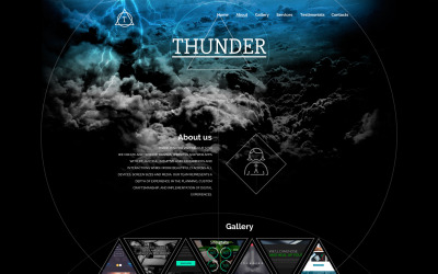 Responsive Website Vorlage für Web Design #56023