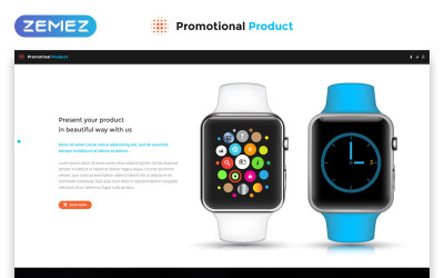 Responsivt Promotional Product - Electronics Review Creative HTML Landing Page-mall #56095
