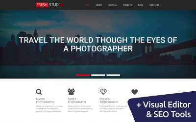 Tema Galleria di Foto Responsive #56004 "Photo Studio"