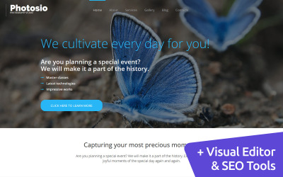 Template Galleria di Foto #56008 "Photography Portfolio"