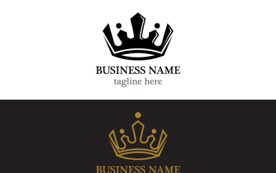 Crown Logo Template Luxury and Royal Branding Design