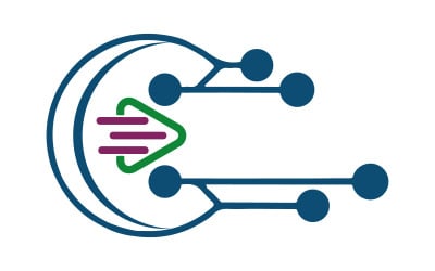 Digital Network Circuit Logo for Technology and Innovation Business