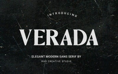 VERADA - Elegáns Modern Sans Serif betűtípus