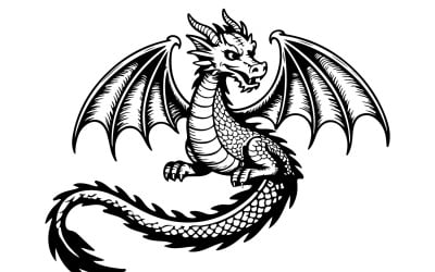 A illustration of A mini dragon